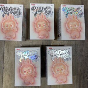 NEW Unopened Pop Mart Big Into Energy Surprise Labubus - Set of 5